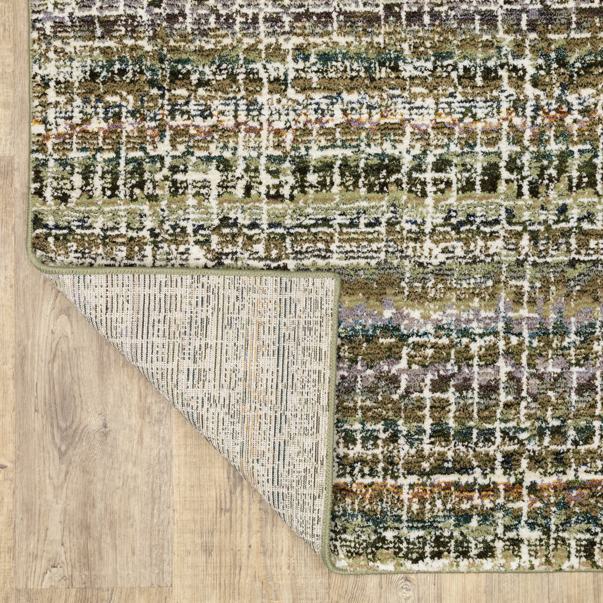 Oriental Weavers Atlas  Green Multi Modern & Contemporary