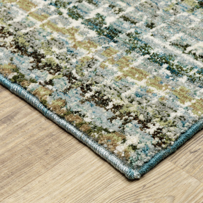 Oriental Weavers Atlas  Blue Green Modern & Contemporary