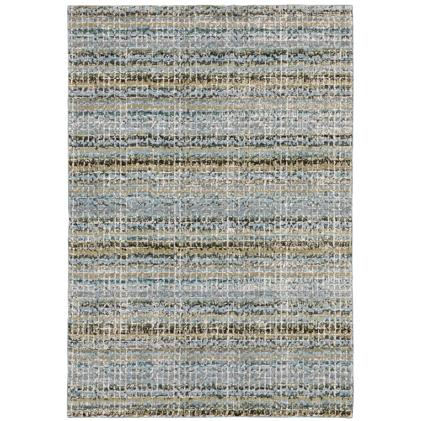 Oriental Weavers Atlas  Blue Green Modern & Contemporary
