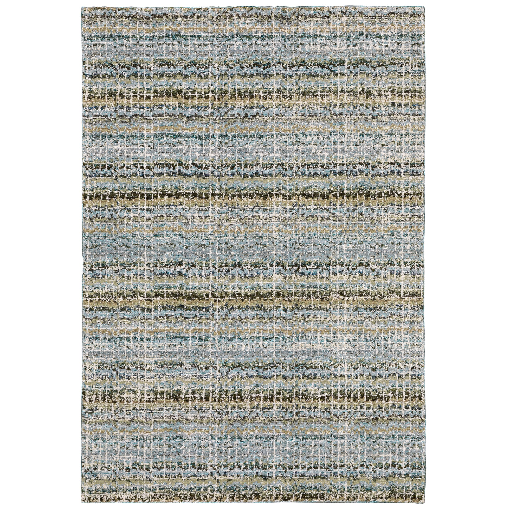 Oriental Weavers Atlas  Blue Green Modern & Contemporary