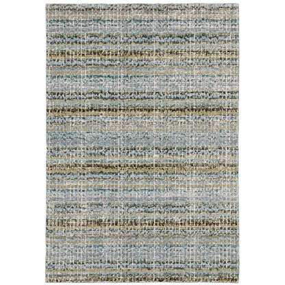 Oriental Weavers Atlas  Blue Green Modern & Contemporary