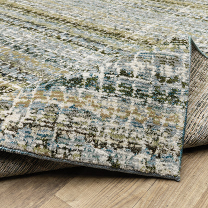 Oriental Weavers Atlas  Blue Green Modern & Contemporary