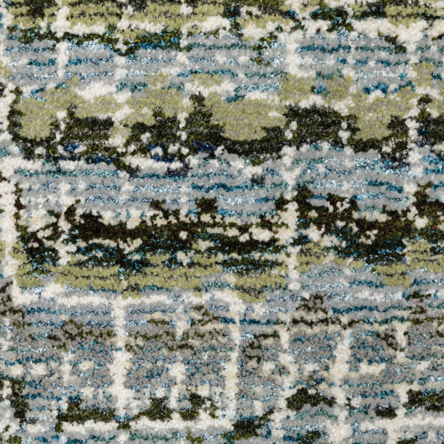 Oriental Weavers Atlas  Blue Green Modern & Contemporary