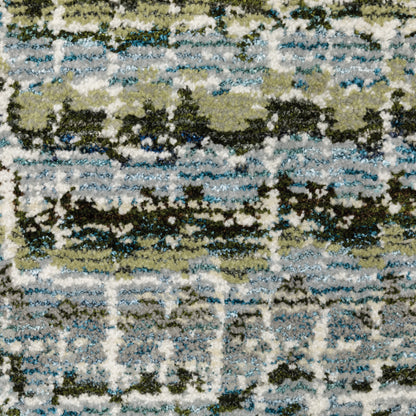 Oriental Weavers Atlas  Blue Green Modern & Contemporary