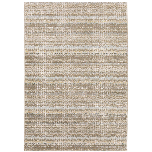 Oriental Weavers Atlas  Ivory Grey Modern & Contemporary