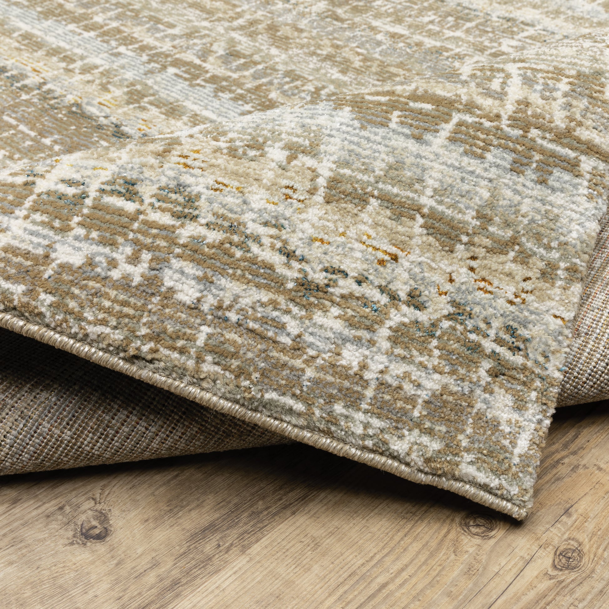 Oriental Weavers Atlas  Ivory Grey Modern & Contemporary