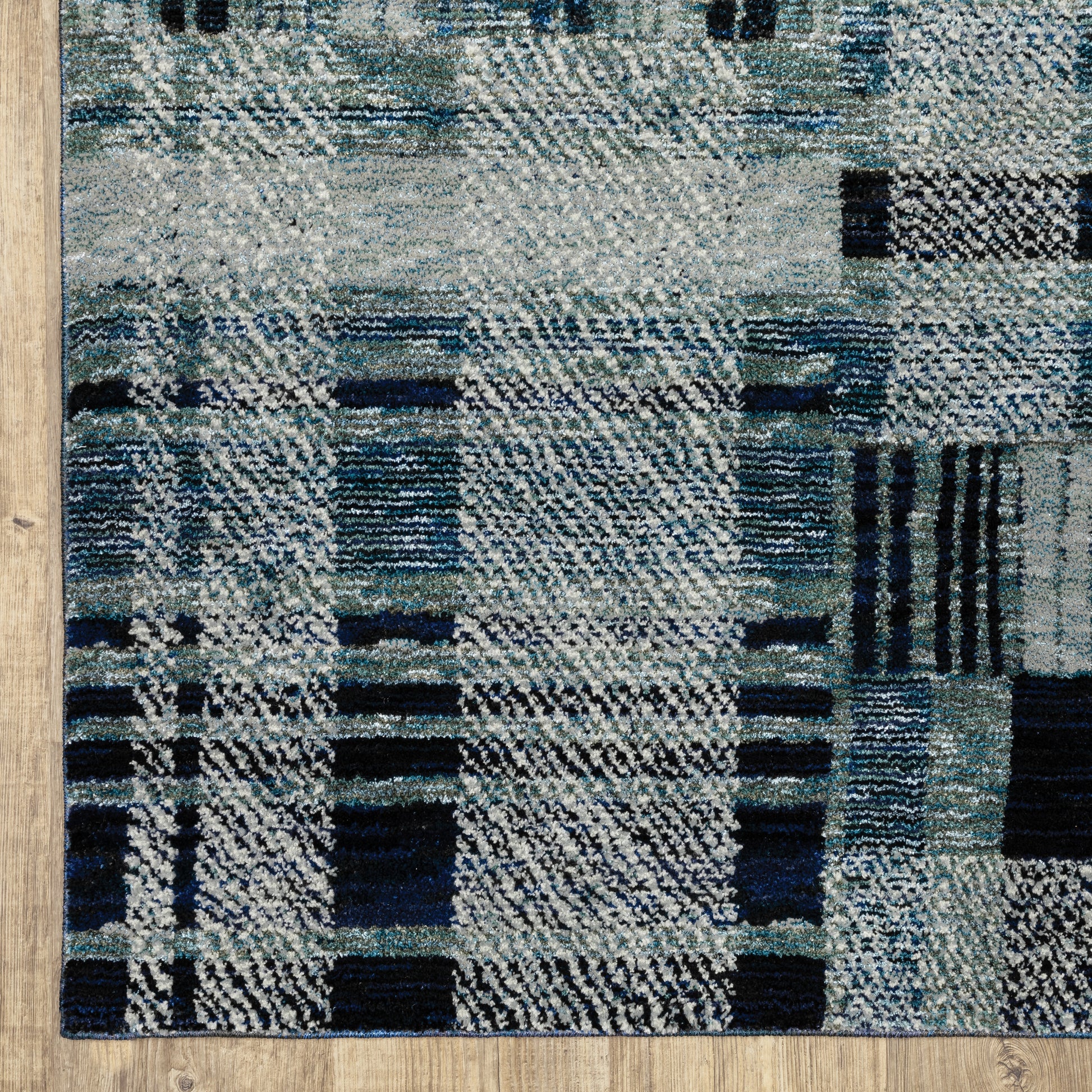 Oriental Weavers Atlas  Blue  Modern & Contemporary