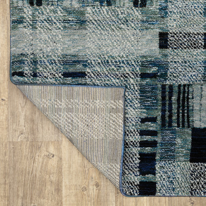 Oriental Weavers Atlas  Blue  Modern & Contemporary