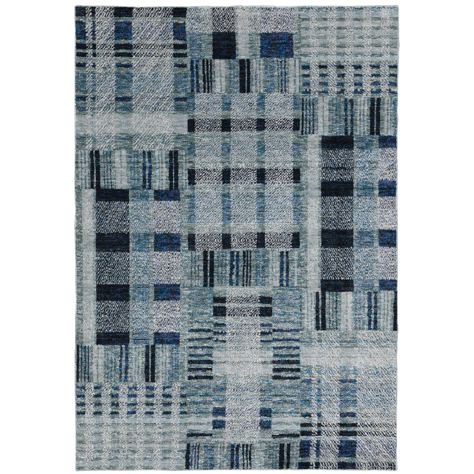 Oriental Weavers Atlas  Blue  Modern & Contemporary