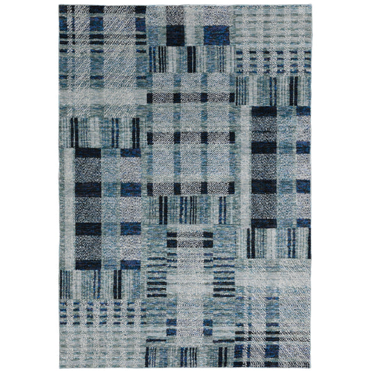 Oriental Weavers Atlas  Blue  Modern & Contemporary