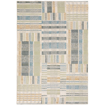 Oriental Weavers Atlas  Blue Green Modern & Contemporary
