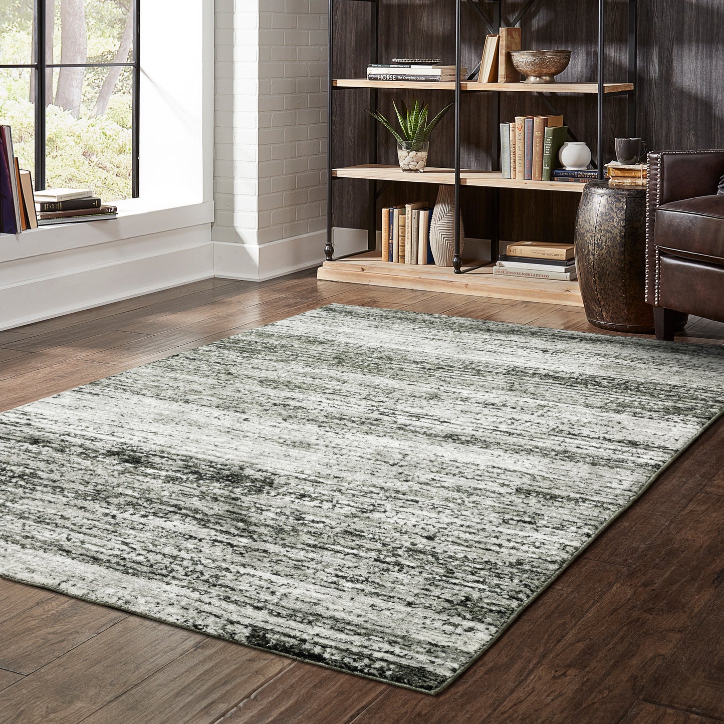 Oriental Weavers Atlas  Ash Charcoal Transitional