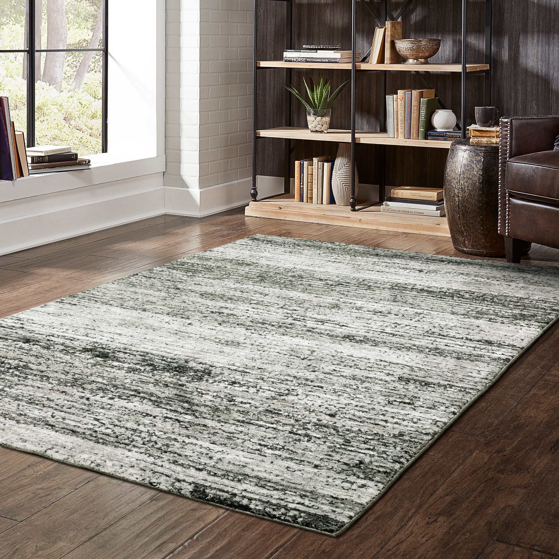 Oriental Weavers Atlas  Ash Charcoal Transitional