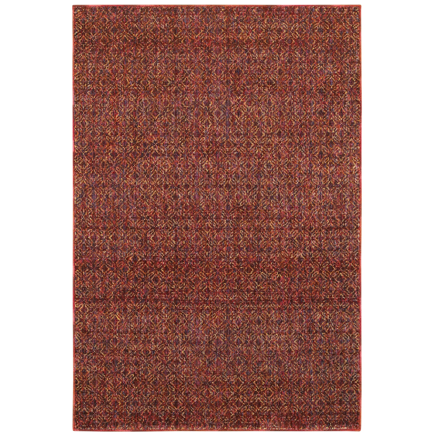 Oriental Weavers Atlas  Red Rust Transitional