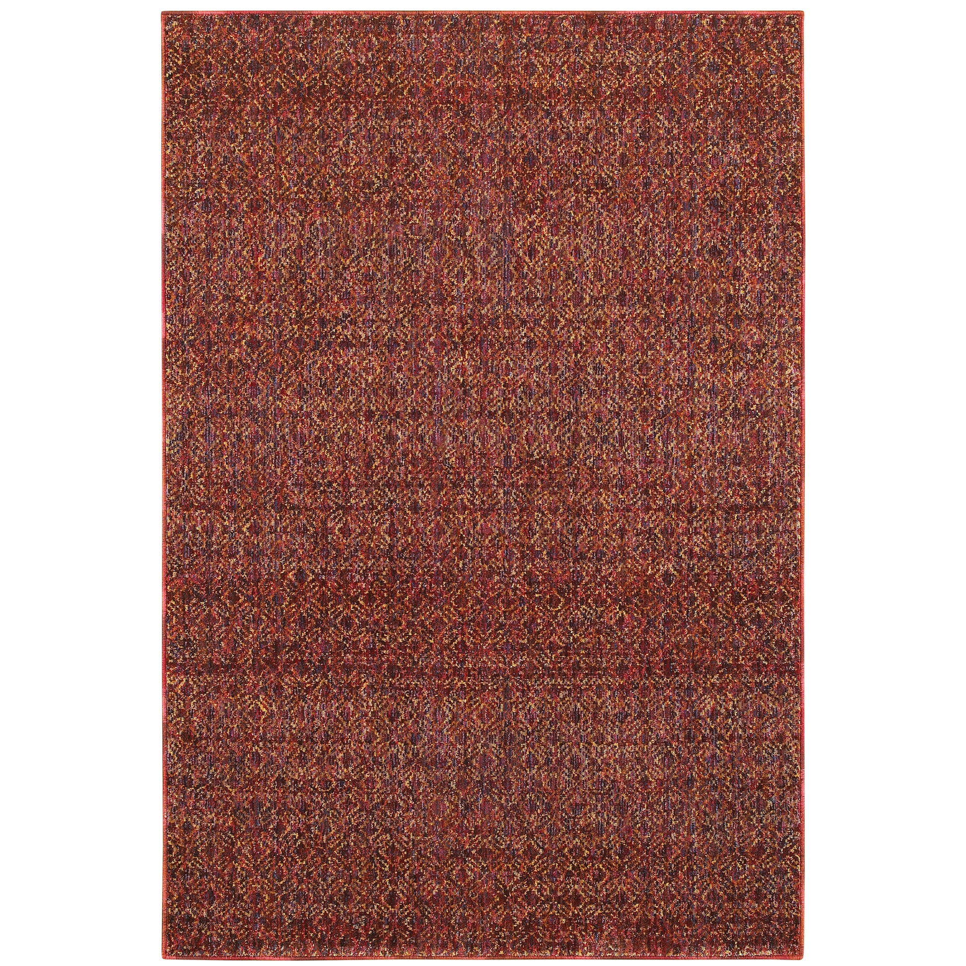 Oriental Weavers Atlas  Red Rust Transitional