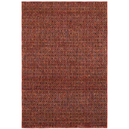 Oriental Weavers Atlas  Red Rust Transitional