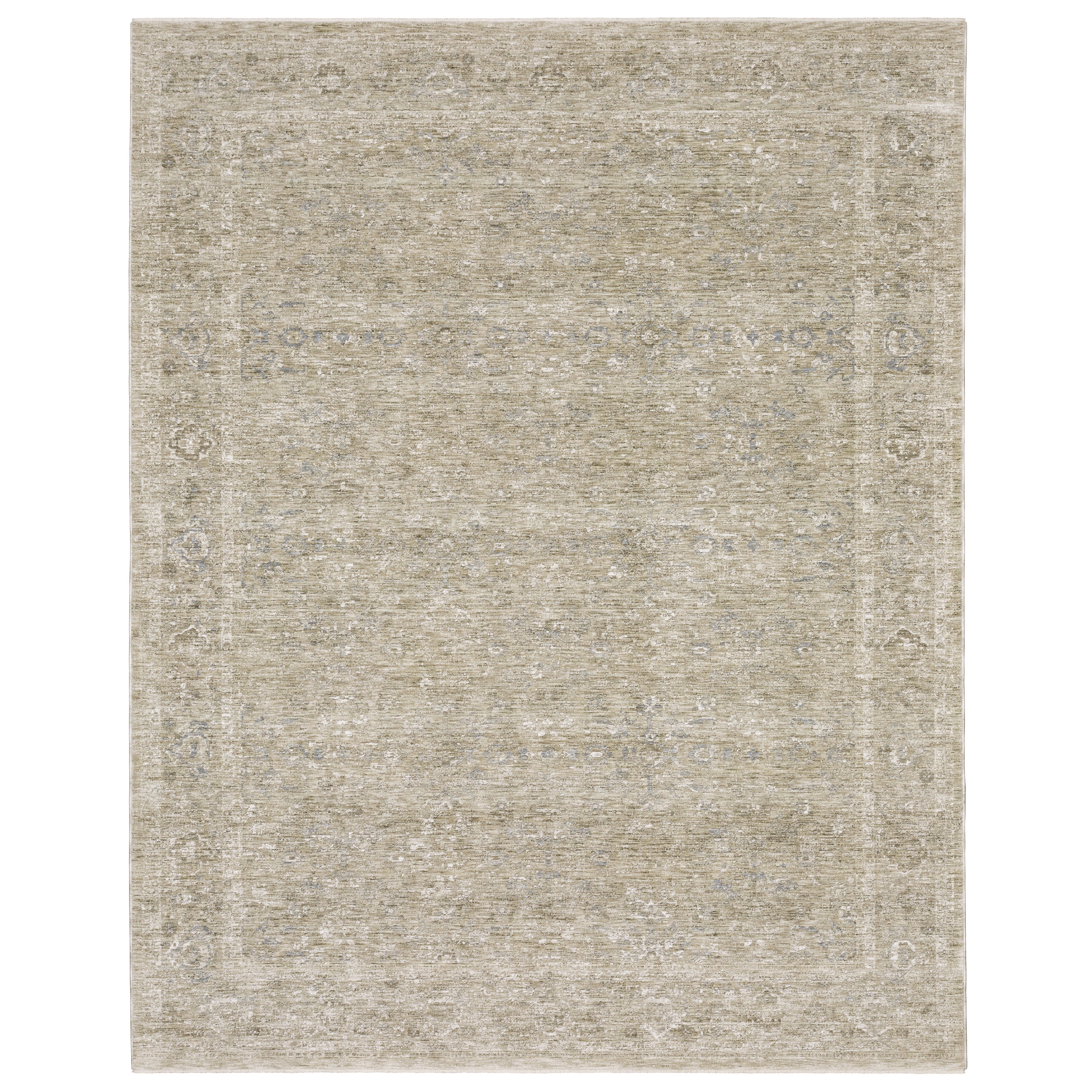 Oriental Weavers Avalon AVA07 Beige Grey Traditional Machine Woven Rug ...
