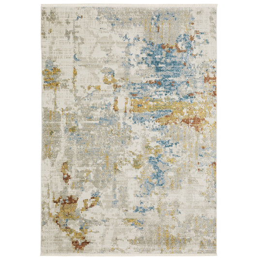 Oriental Weavers Bauer  Beige Multi Modern & Contemporary