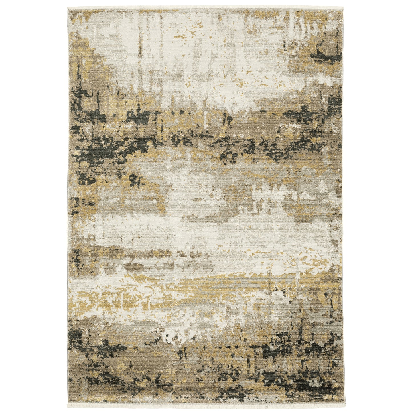 Oriental Weavers Bauer  Gold Black Modern & Contemporary
