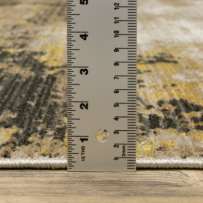 Oriental Weavers Bauer  Gold Black Modern & Contemporary