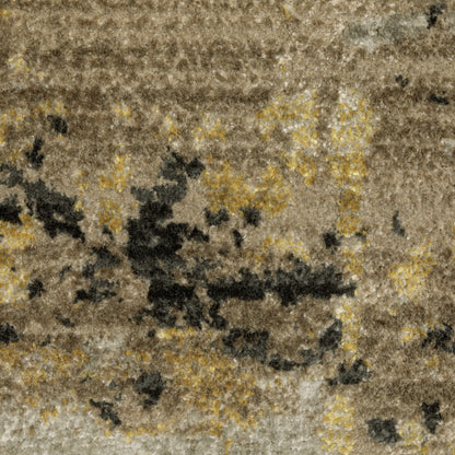 Oriental Weavers Bauer  Gold Black Modern & Contemporary