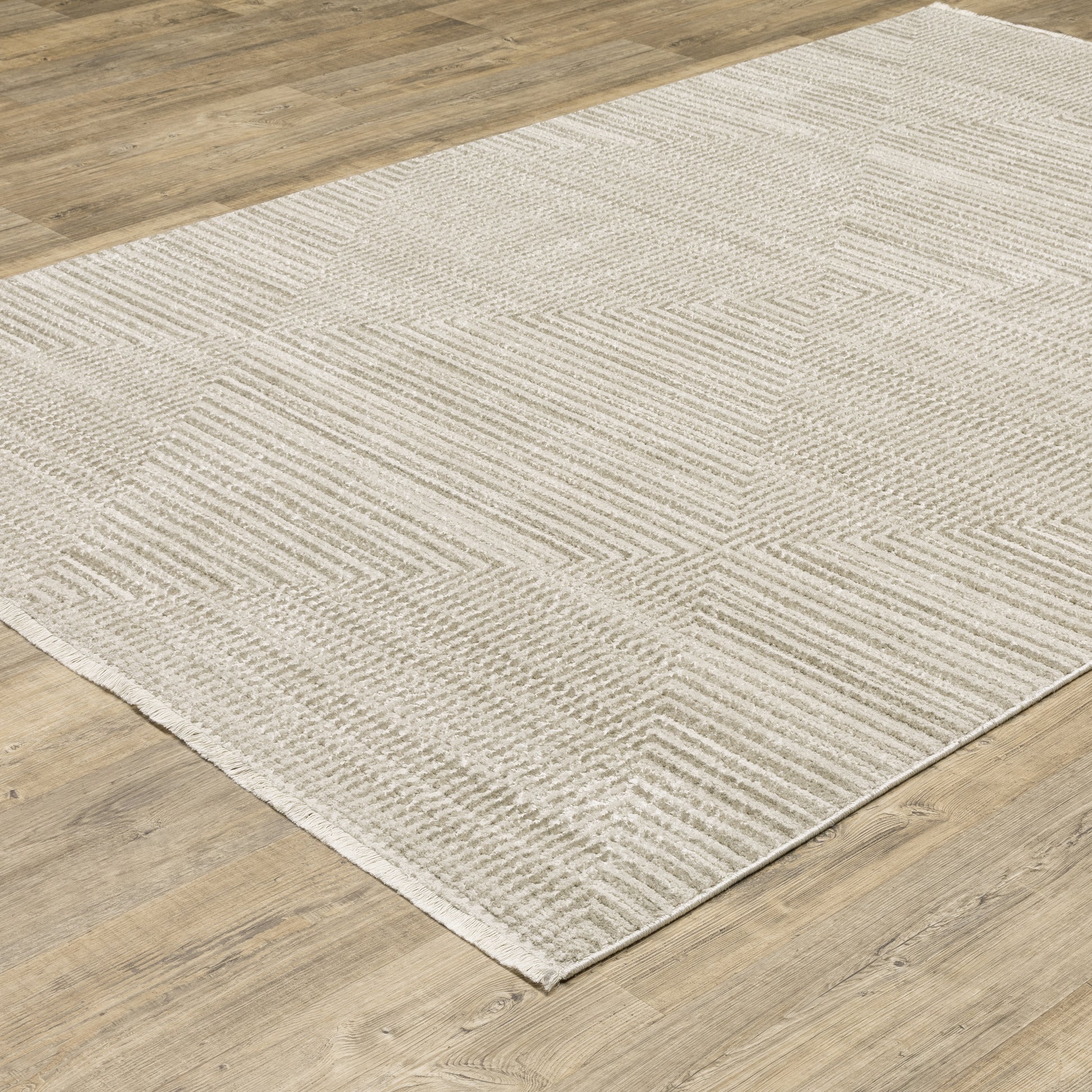 Oriental Weavers Bauer  Beige Ivory Modern & Contemporary