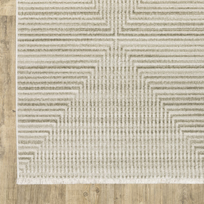 Oriental Weavers Bauer  Beige Ivory Modern & Contemporary
