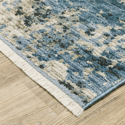 Oriental Weavers Bauer  Blue Beige Modern & Contemporary
