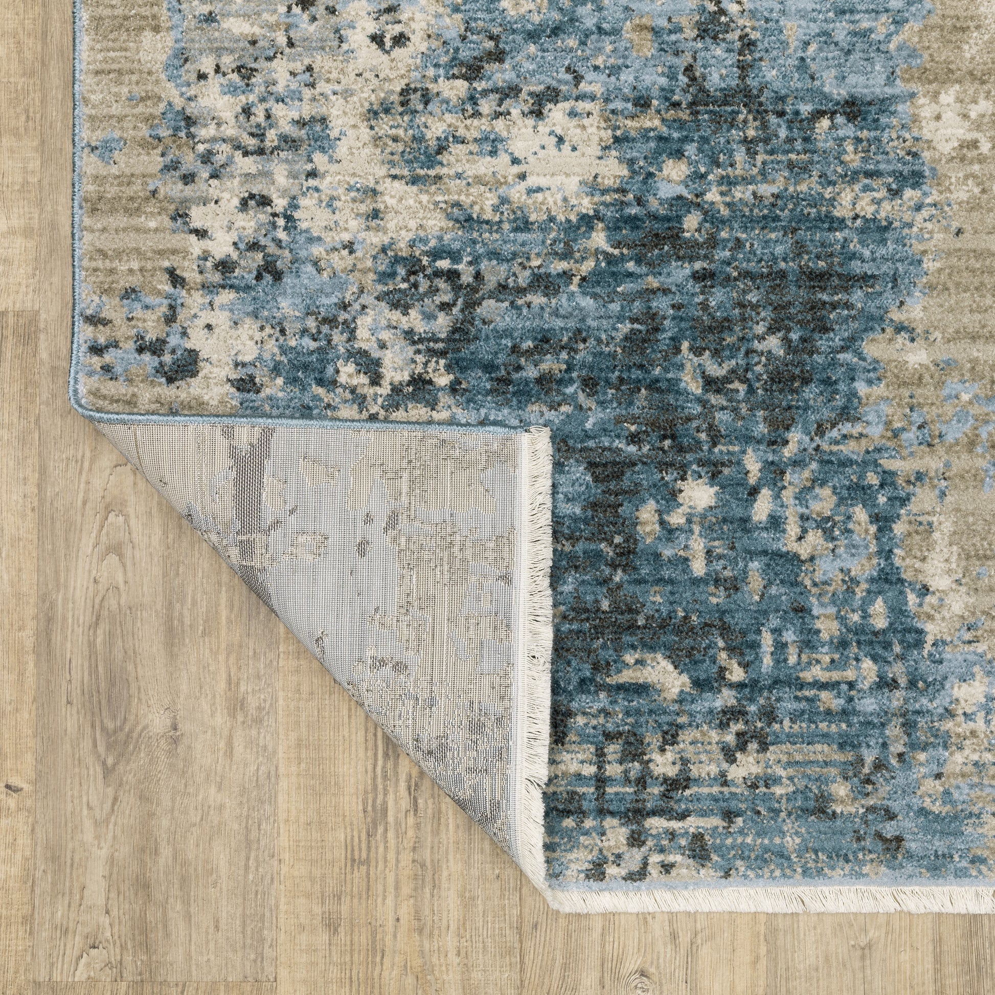 Oriental Weavers Bauer  Blue Beige Modern & Contemporary