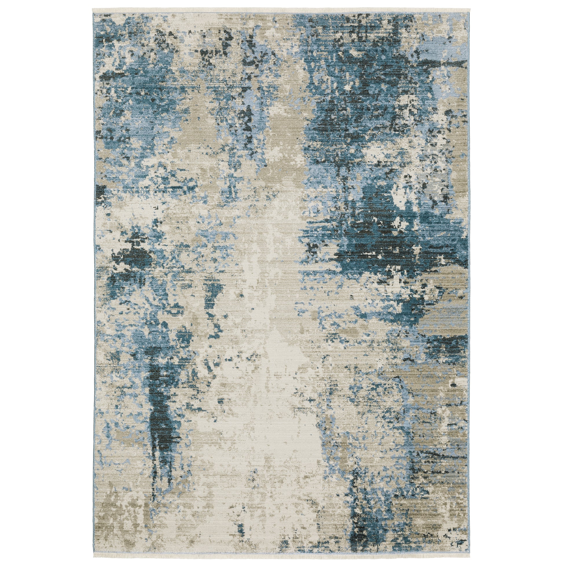 Oriental Weavers Bauer  Blue Beige Modern & Contemporary