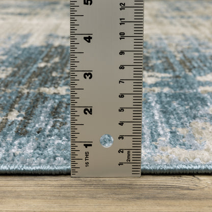 Oriental Weavers Bauer  Blue Beige Modern & Contemporary