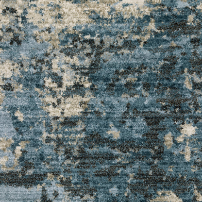 Oriental Weavers Bauer  Blue Beige Modern & Contemporary