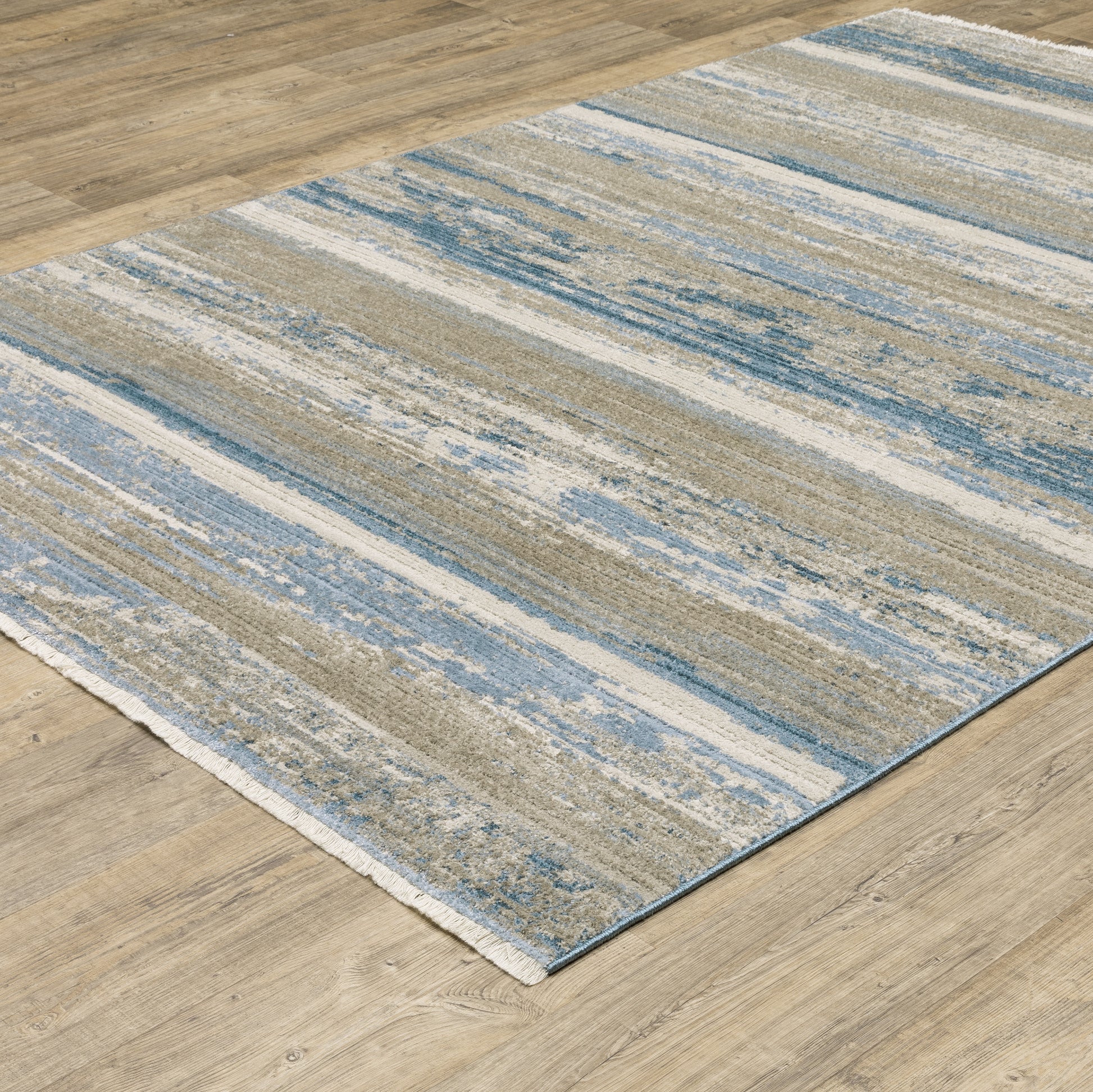 Oriental Weavers Bauer  Blue Beige Modern & Contemporary