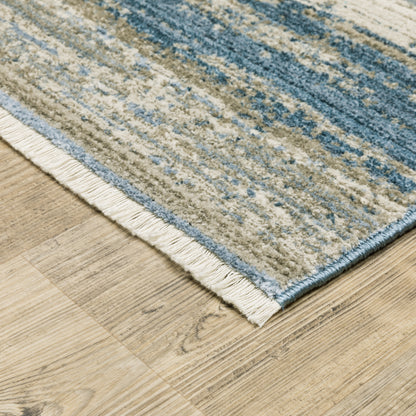 Oriental Weavers Bauer  Blue Beige Modern & Contemporary