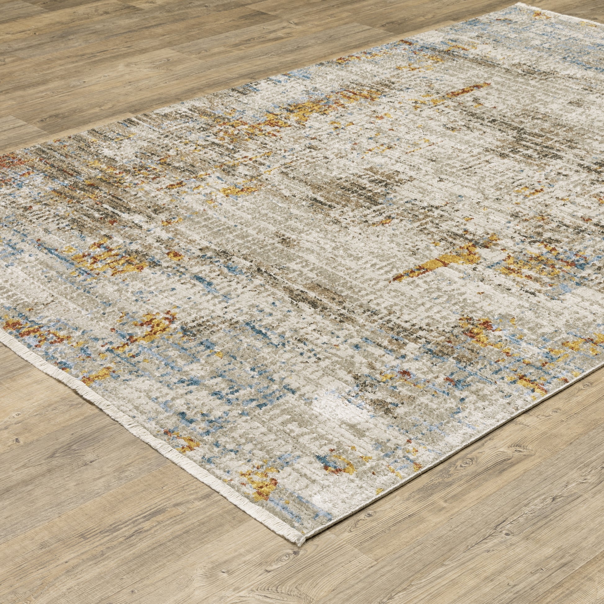 Oriental Weavers Bauer  Beige Multi Modern & Contemporary