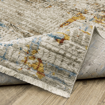 Oriental Weavers Bauer  Beige Multi Modern & Contemporary