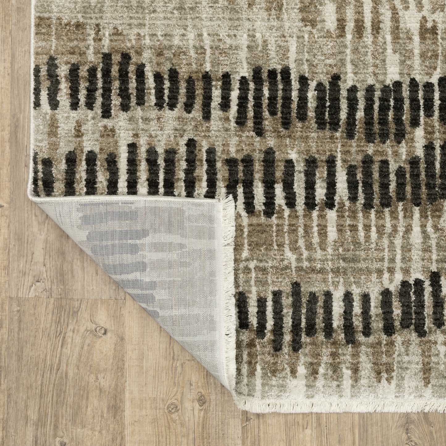 Oriental Weavers Bauer  Beige Charcoal Modern & Contemporary