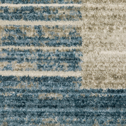 Oriental Weavers Bauer  Blue Beige Modern & Contemporary