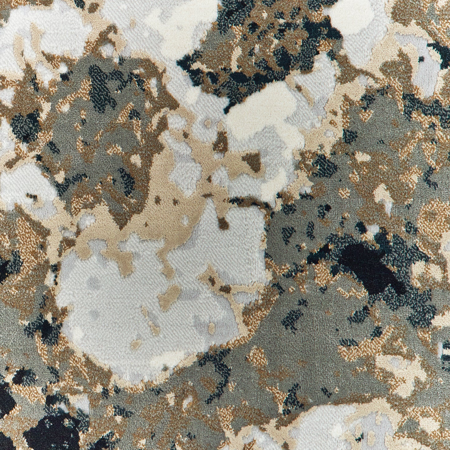 Oriental Weavers Bowen  Navy Gold Modern & Contemporary