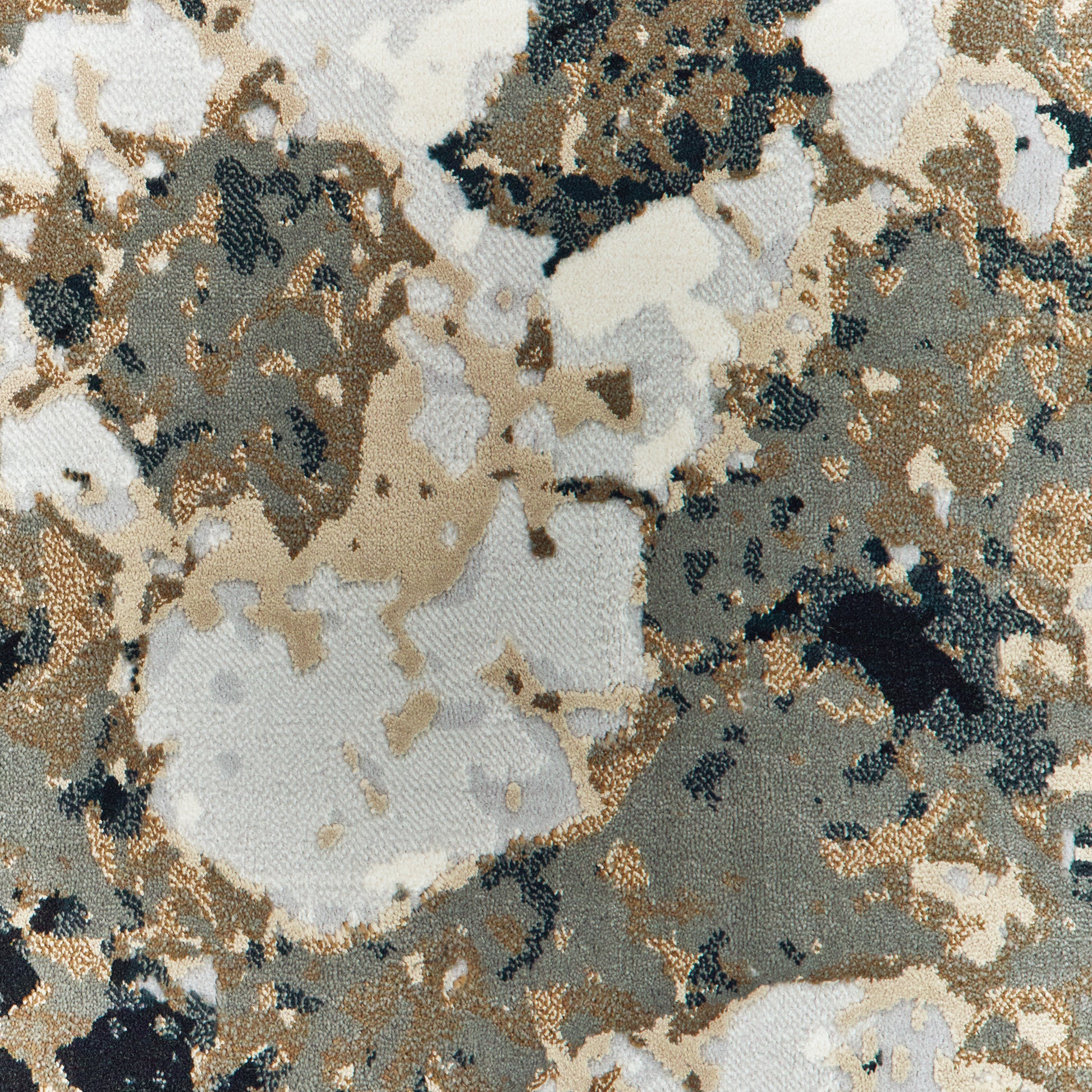 Oriental Weavers Bowen  Navy Gold Modern & Contemporary