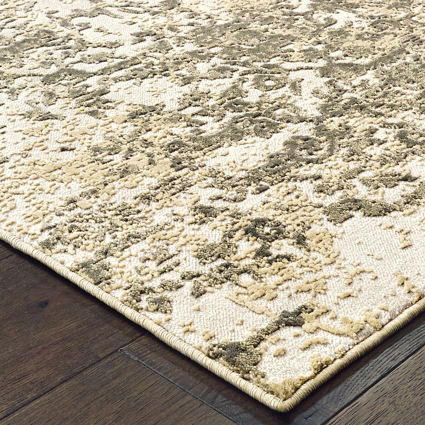 Oriental Weavers Bowen  Grey Gold Modern & Contemporary