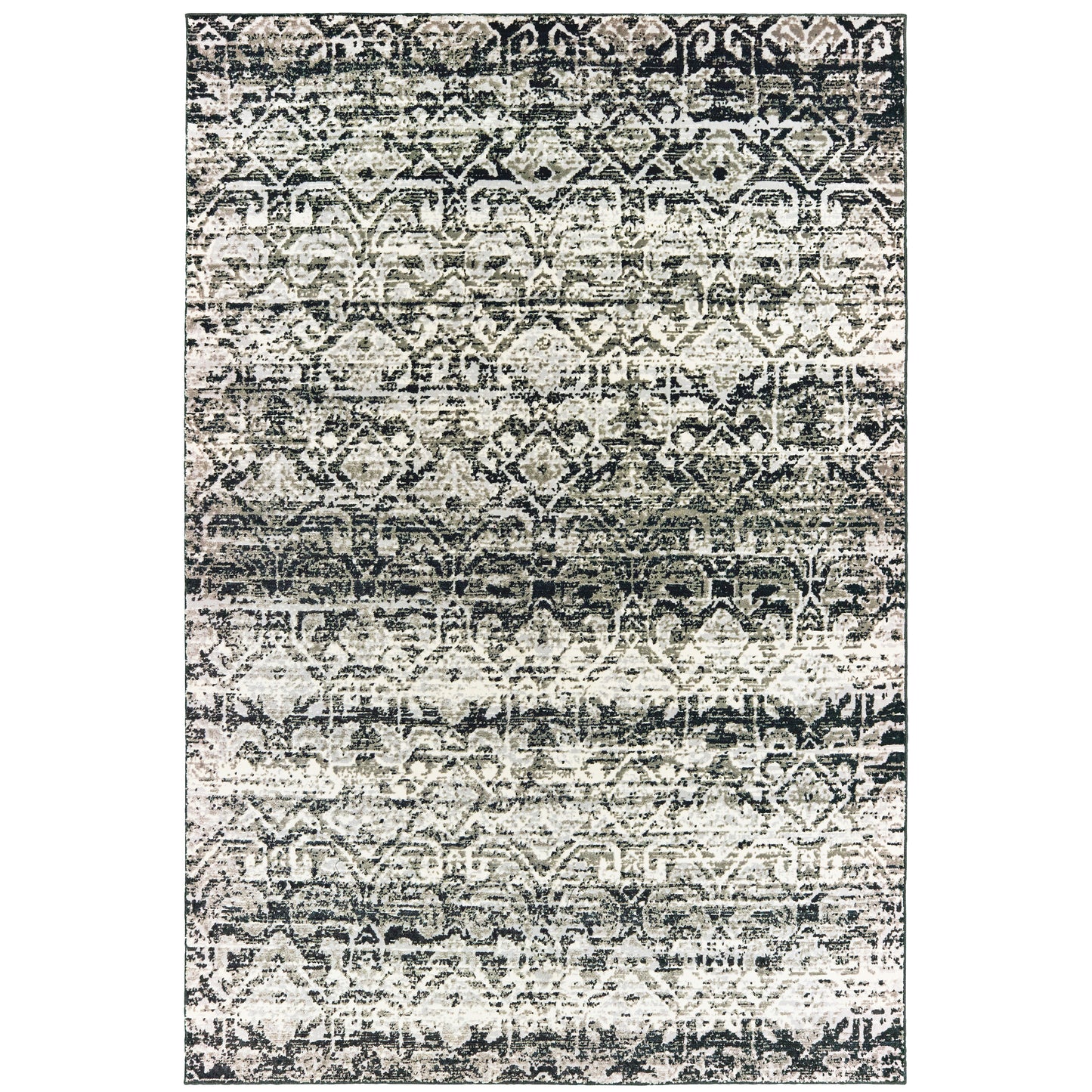 Oriental Weavers Bowen  Grey Ivory Industrial