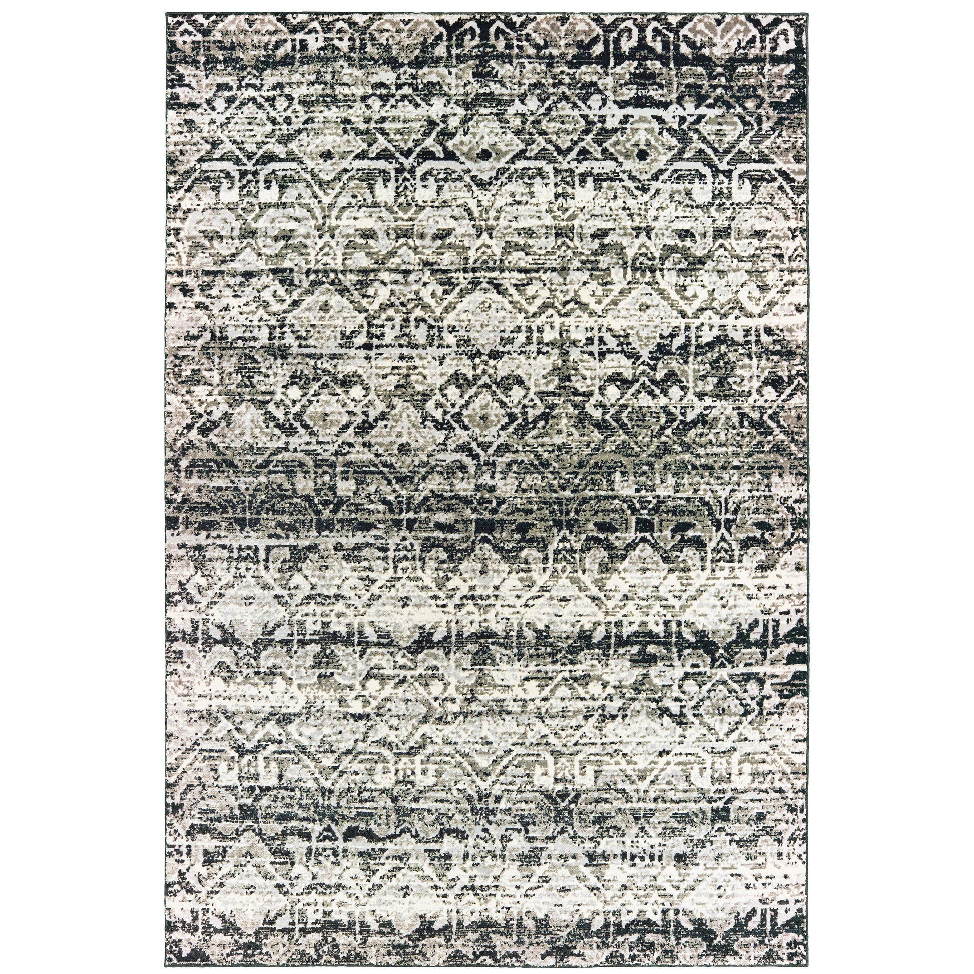 Oriental Weavers Bowen  Grey Ivory Industrial