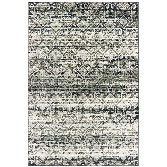 Oriental Weavers Bowen  Grey Ivory Industrial