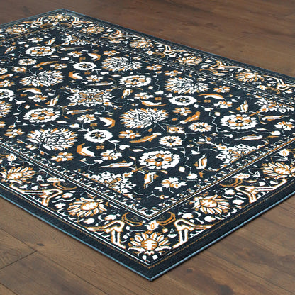 Oriental Weavers Bowen  Navy Gold Traditional