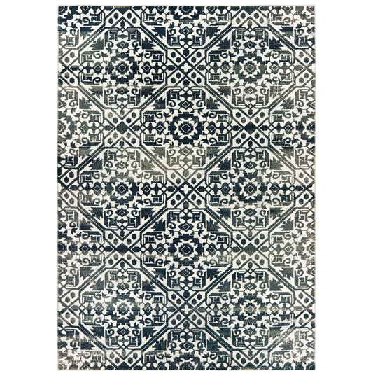 Oriental Weavers Bowen  Navy Ivory Glam