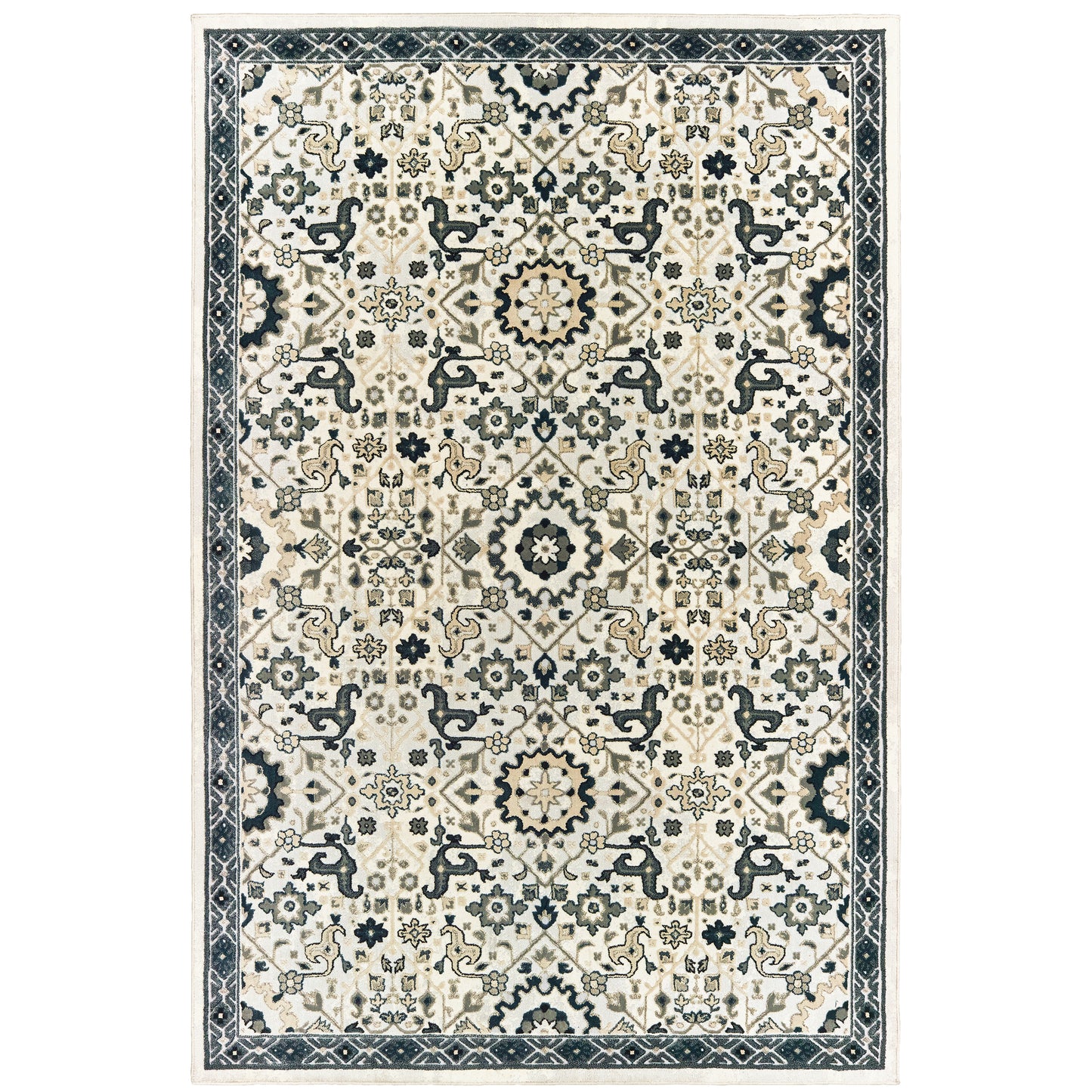 Oriental Weavers Bowen  Ivory Navy Traditional