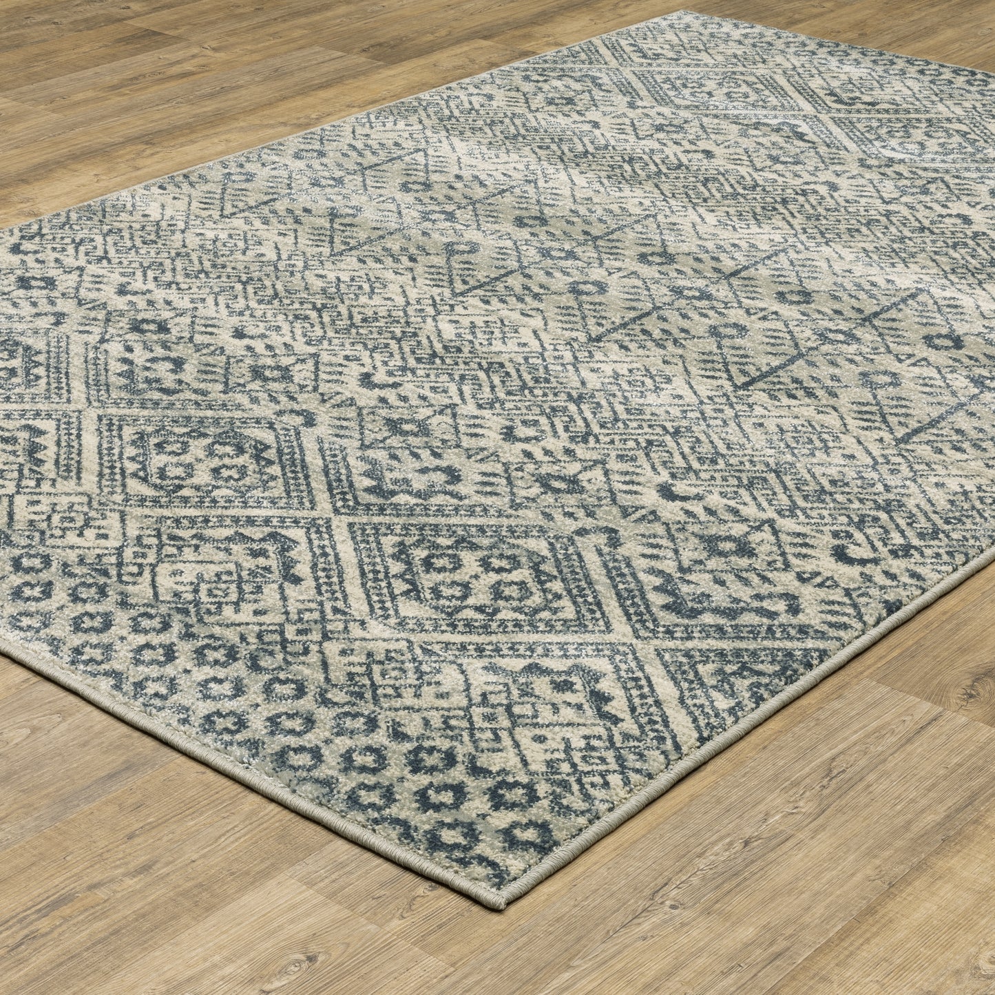 Oriental Weavers Branson  Blue Beige Tribal
