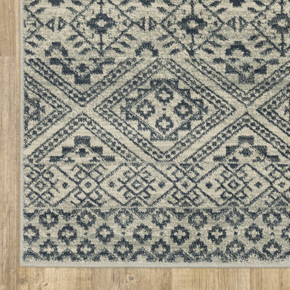 Oriental Weavers Branson  Blue Beige Tribal