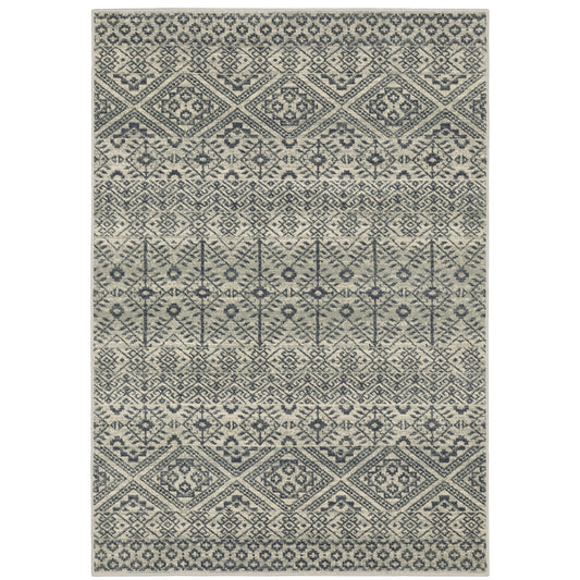 Oriental Weavers Branson  Blue Beige Tribal